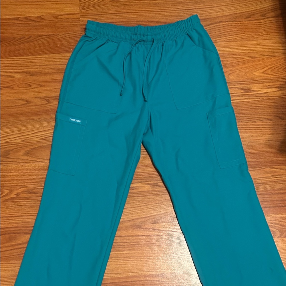 Cherokee Teal Cargo Men's Pants